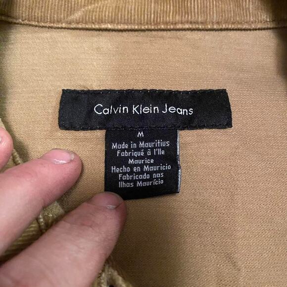 women's Calvin Klein corduroy jean jacket - Picture 3 of 7